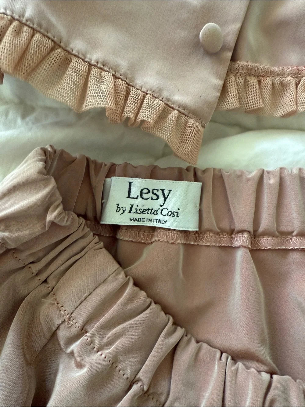 Girls' Dusty Pink Tulle Party Dress with Feather Accents
